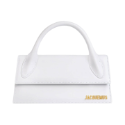 Jacquemus Le Chiquito Long Leather Handbag White