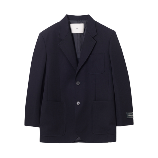 UDJA5A107N2 Dunst Unisex Oversized Wool Blazer Navy