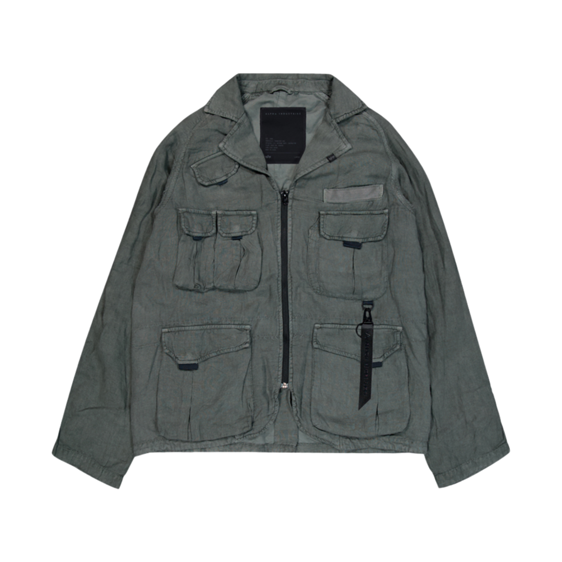 알파 인더스트리 멀티 포켓 유틸리티 블레이저 차콜