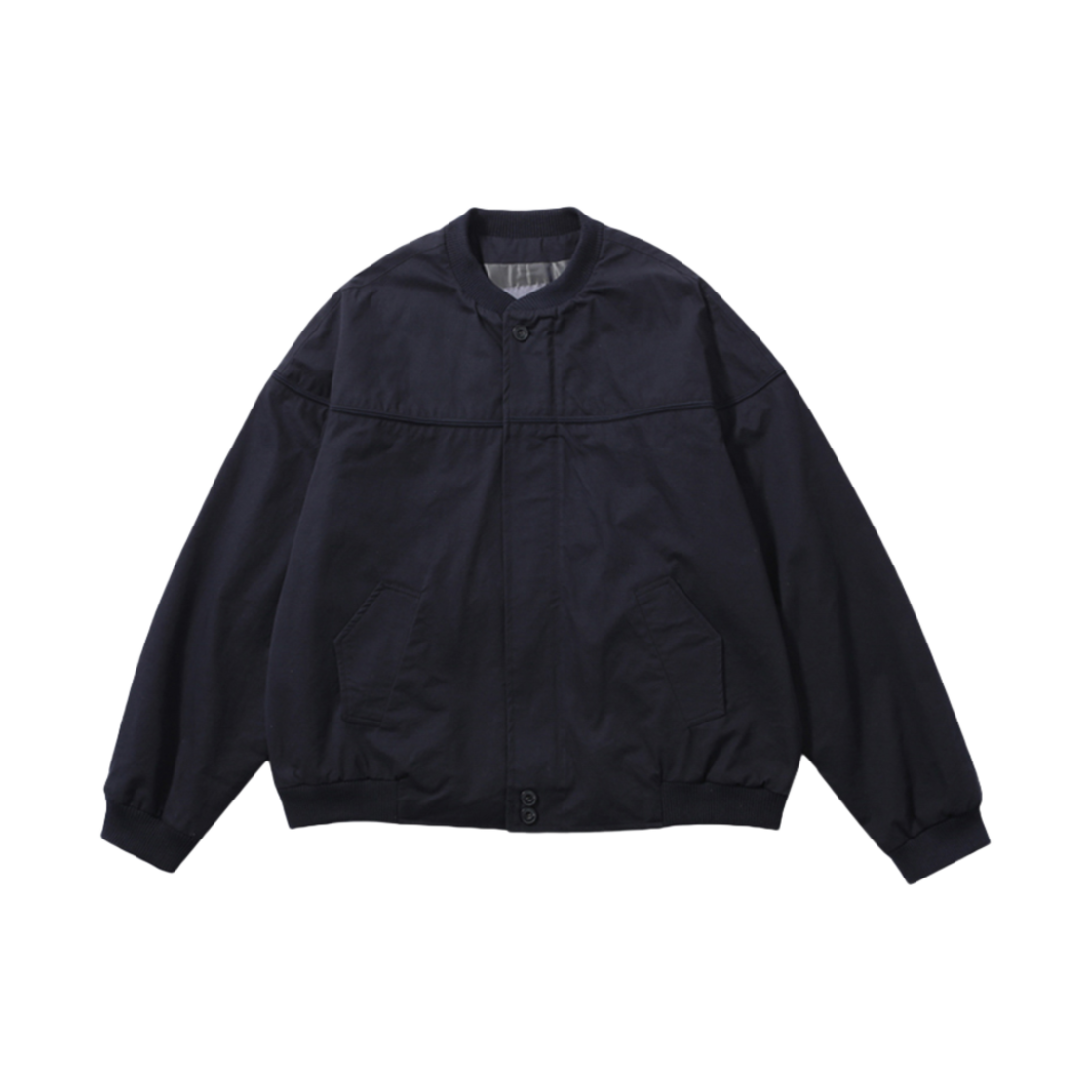 발루트 캡 숄더 점퍼 네이비