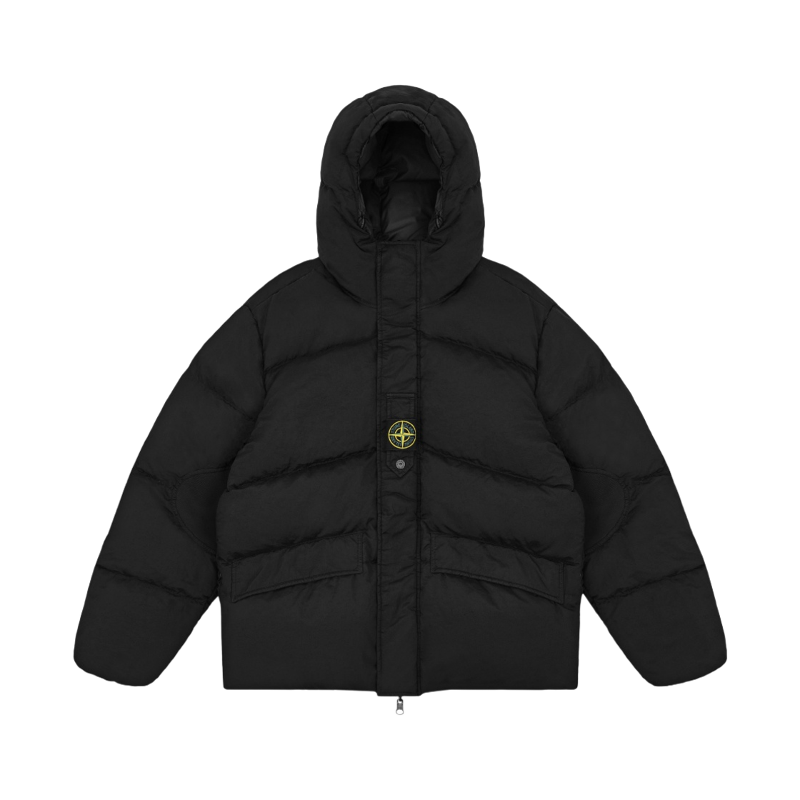 791542719-V0029 Stone Island 42719 Nylon Metal in Econyl Regenerated Nylon Reversible Down Black - 23FW