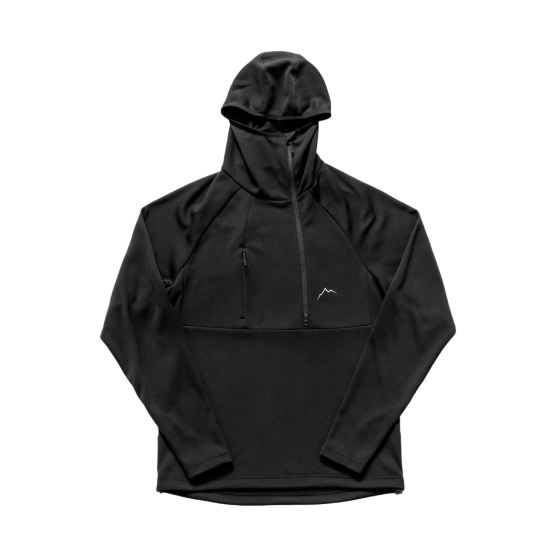 케일 가루이시 하프집 후디 블랙(Cayl Karuishi Halfzip Hoody Black)