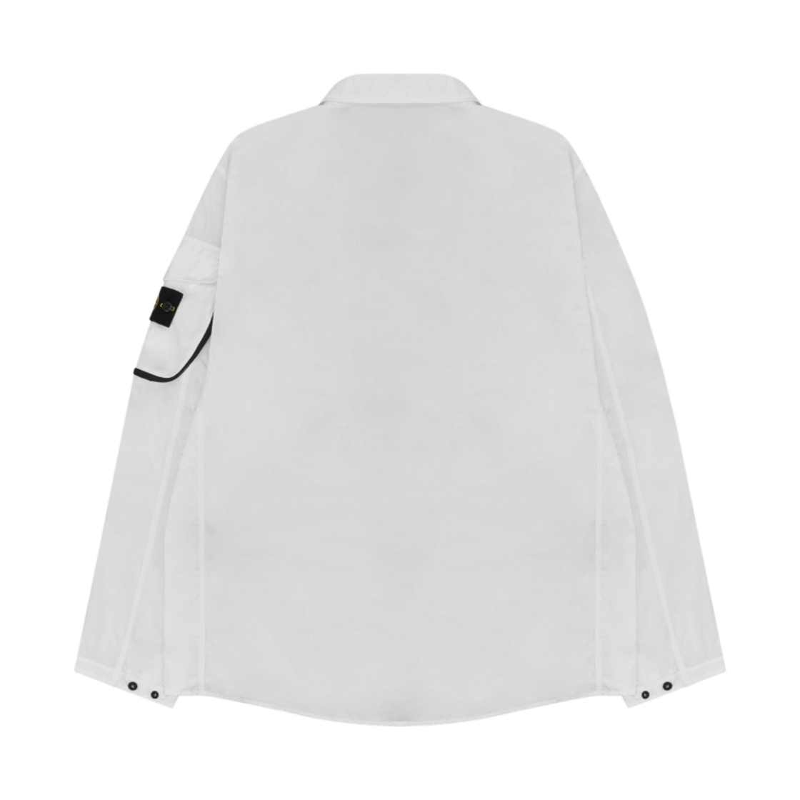 스톤 아일랜드 10502 나슬란 라이트 가먼트 다이드 오버셔츠 화이트 - 22SS(Stone Island 10502 Naslan Light Garment Dyed Overshirt White - 22SS) - 2