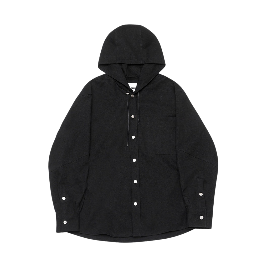 알렌느 데님 후드 셔츠 블랙(Haleine Denim Hooded Shirt Black)