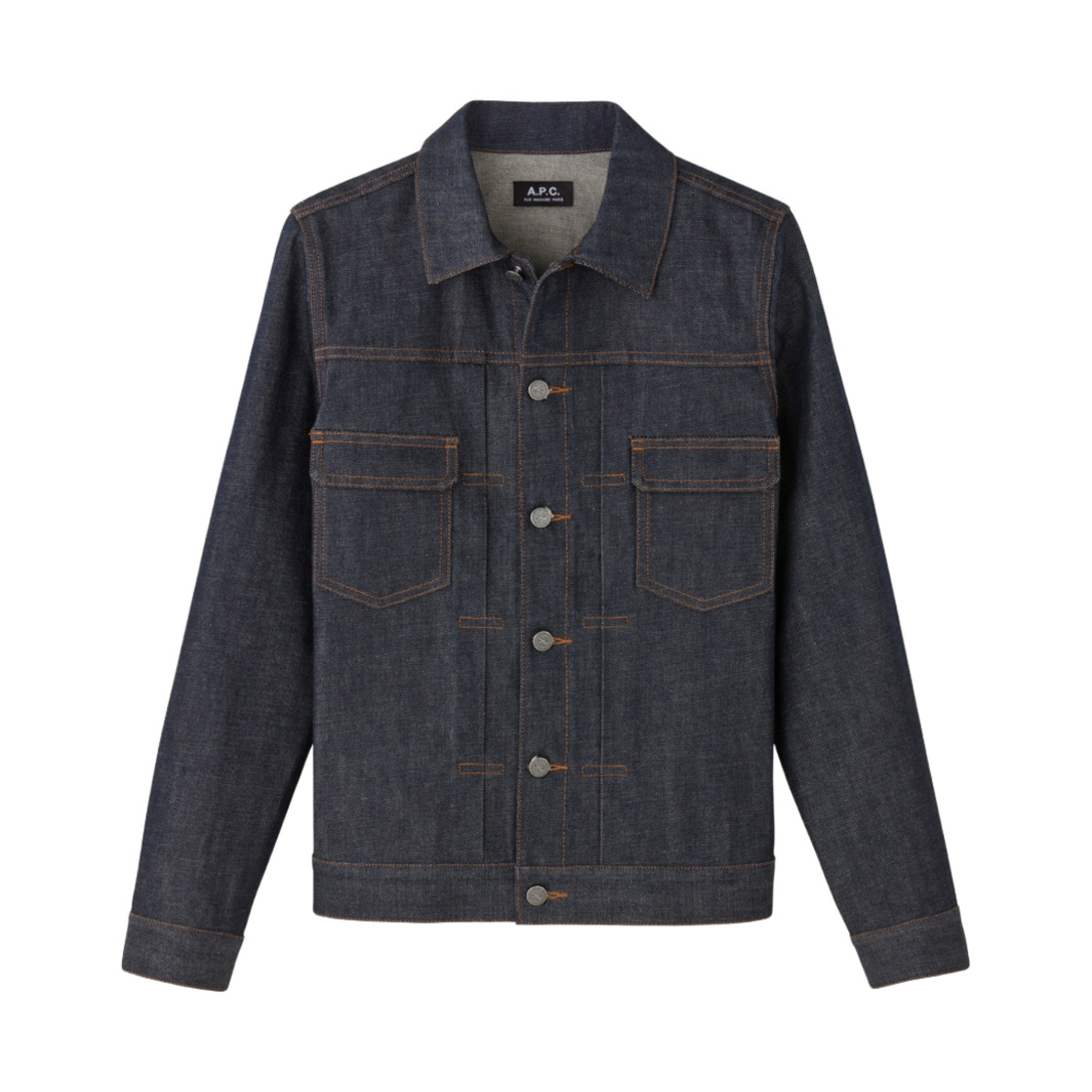 CODBS-H02191-IAI A.P.C. Veste Jean Work Blue