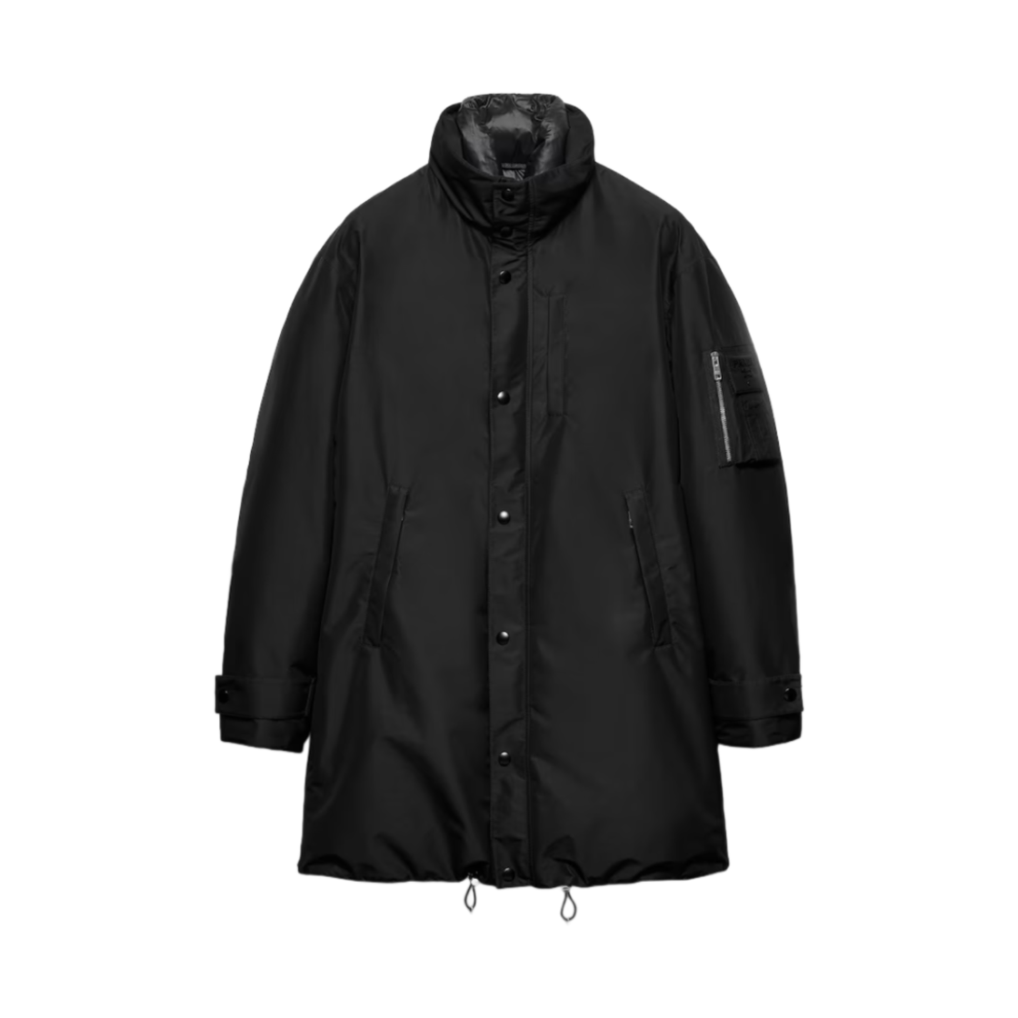 SGC690-1X02-F0002 Prada Technical Fabric Down Coat Black