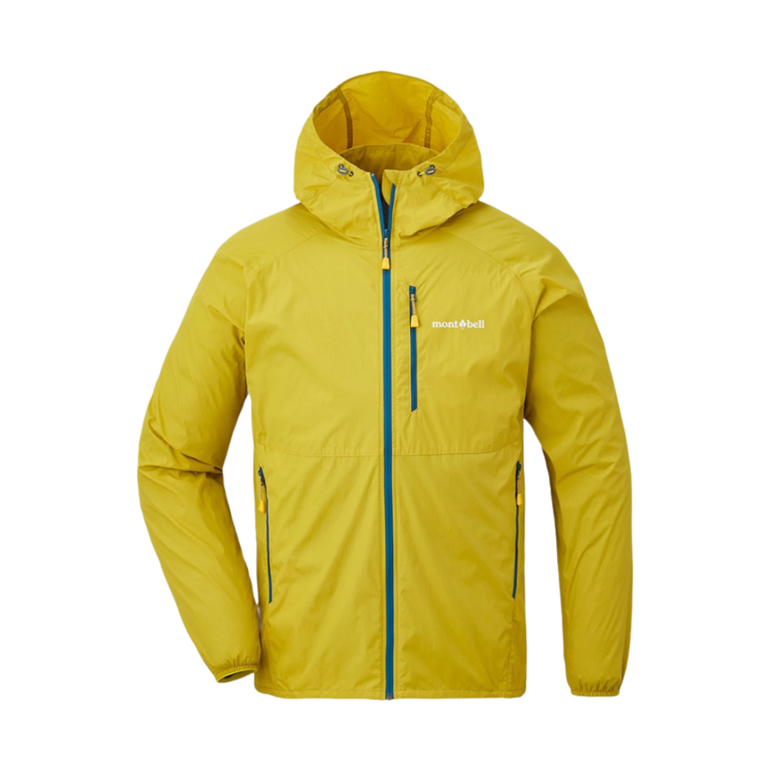 1103322 Montbell Wind Blast Hooded Jacket Yellow