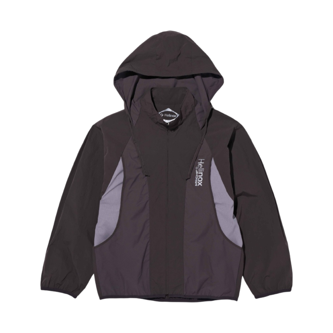 (W) 미스치프 x 헬리녹스 라이트웨이트 윈드브레이커 퍼플 그레이((W) Mischief x Helinox Lightweight Windbreaker Purple Grey)
