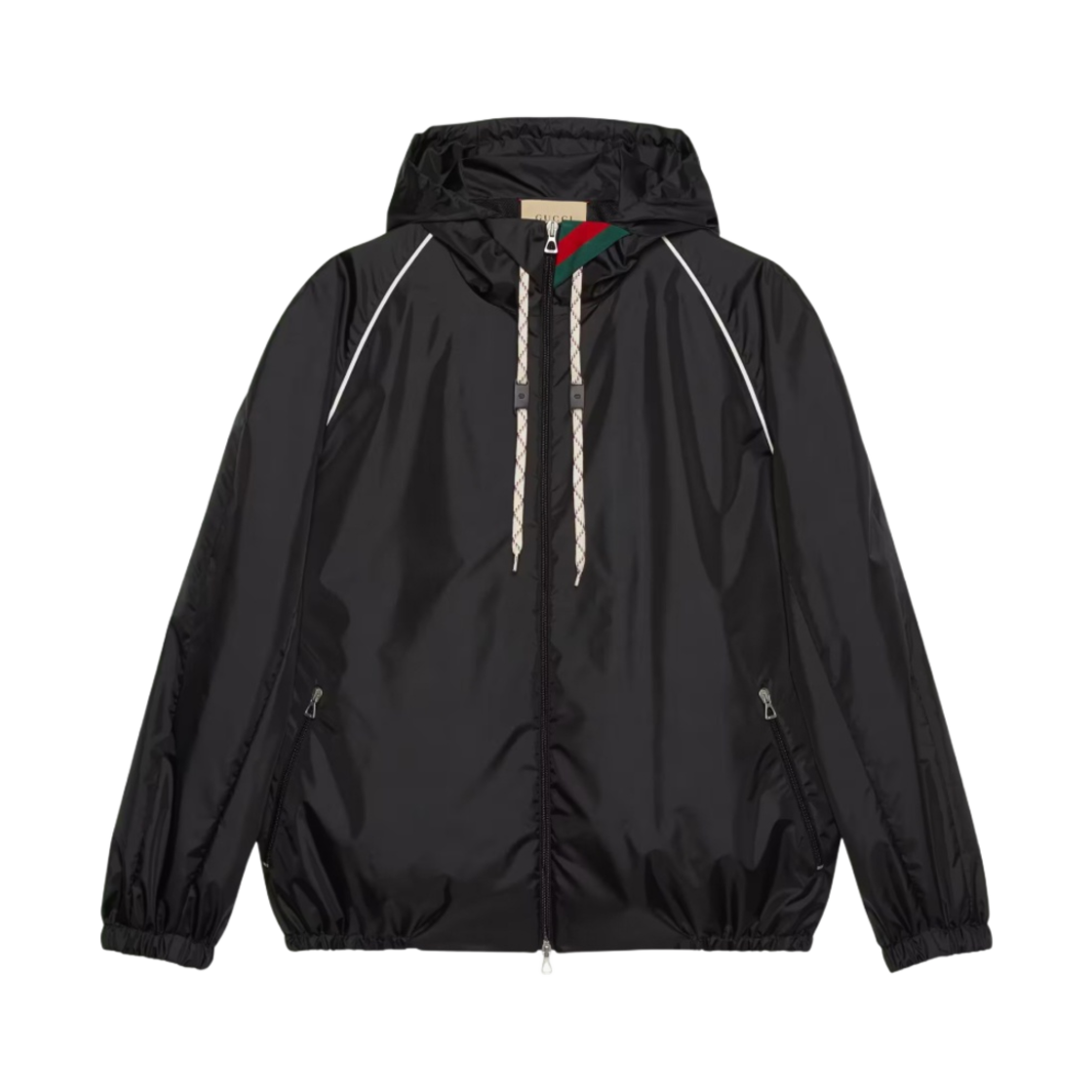 구찌 나일론 사틴 자켓 블랙