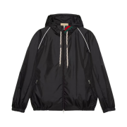 Gucci Nylon Satin Jacket Black