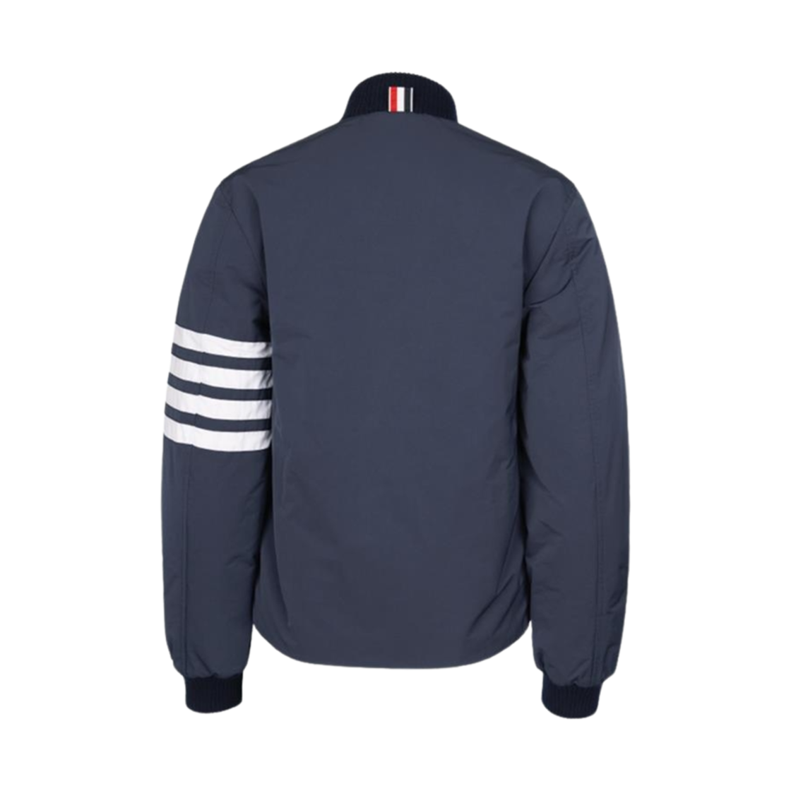 (W) 톰브라운 사선 다운 바시티 자켓 네이비((W) Thom Browne 4-Bar Down Varsity Jacket Navy) - 2
