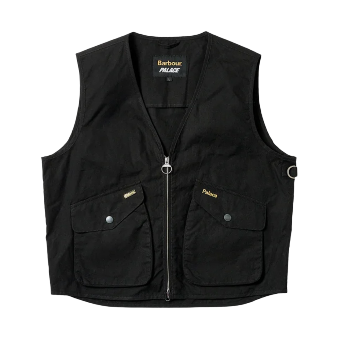 팔라스 x 바버 플라이 피싱 베스트 블랙 - 23FW(Palace x Barbour Fly Fishin Vest Black - 23FW) - 1