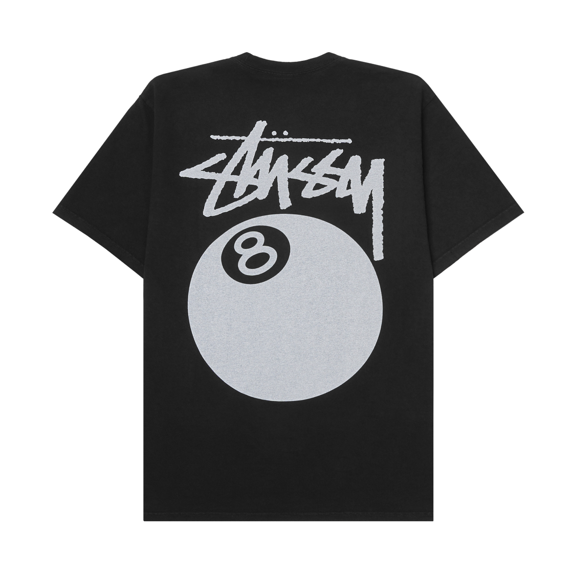스투시 8볼 피그먼트 다이드 티셔츠 블랙(Stussy 8 Ball Pigment Dyed T-Shirt Black)