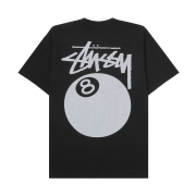 Stussy 8 Ball Pigment Dyed T-Shirt Black