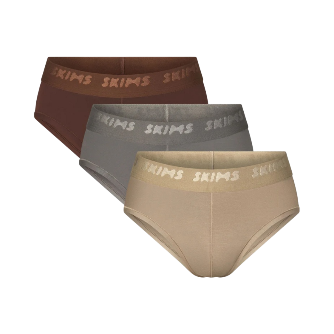 스킴스 스트레치 브리프 3팩 데저트 멀티(Skims Stretch Brief 3-Pack Desert Multi)