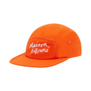 Maison Kitsune Mini Handwriting 5P Cap Neon Orange