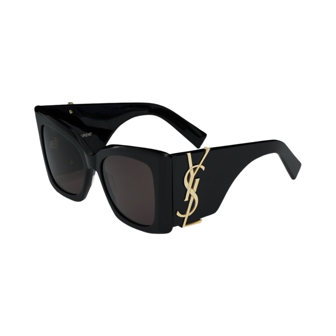 742004-Y9956-1000 (W) Saint Laurent SL M119/F Blaze Sunglasses Black