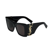(W) Saint Laurent SL M119/F Blaze Sunglasses Black