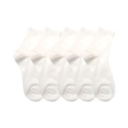 [3% 적립] (W) Aone Premium Knit Mini Socks 5-Pack Ivory