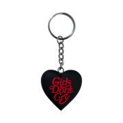 Verdy Girls Don't Cry Keychain Black Red