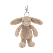 Jellycat Bashful Bunny Bag Charm Beige