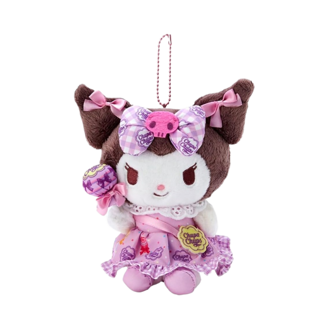 043656 Sanrio x Chupa Chups Kuromi Mascot Holder