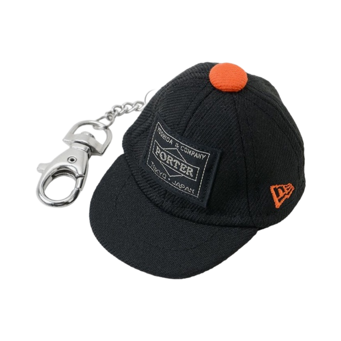 포터 x 뉴에라 키 홀더 블랙(Porter x New Era Key Holder Black)