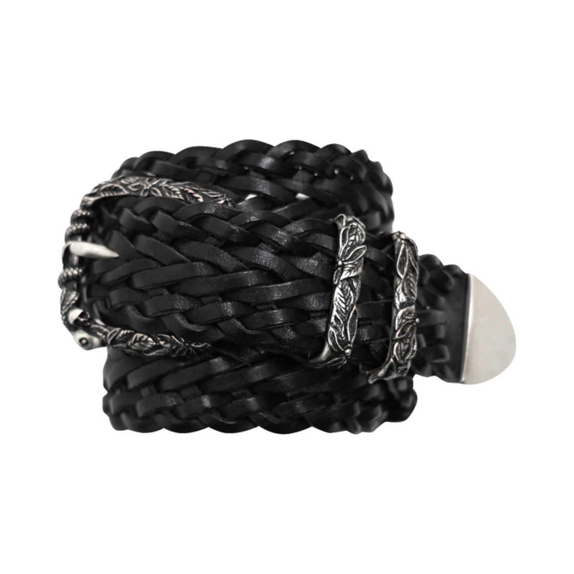 파프롬왓 파 위빙 벨트 블랙(Farfromwhat Far Weaving Belt Black)