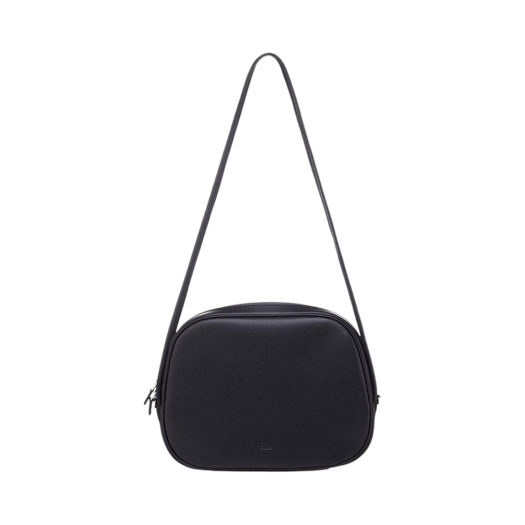 UDBA3E204BK (W) Dunst Pebble Leather Shoulder Bag Black