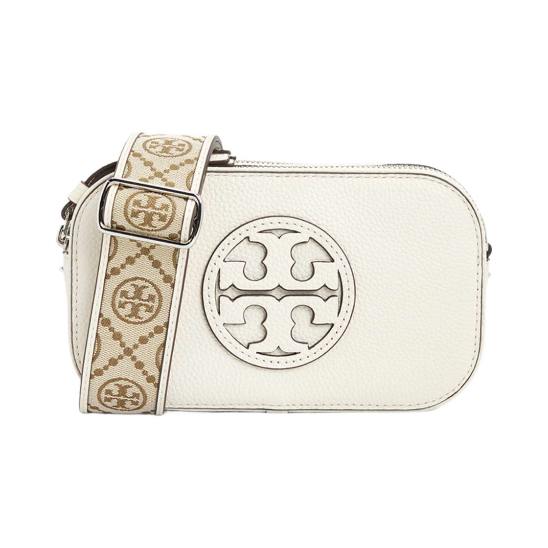 171955-104 Tory Burch Miller Cross Bag Ivory