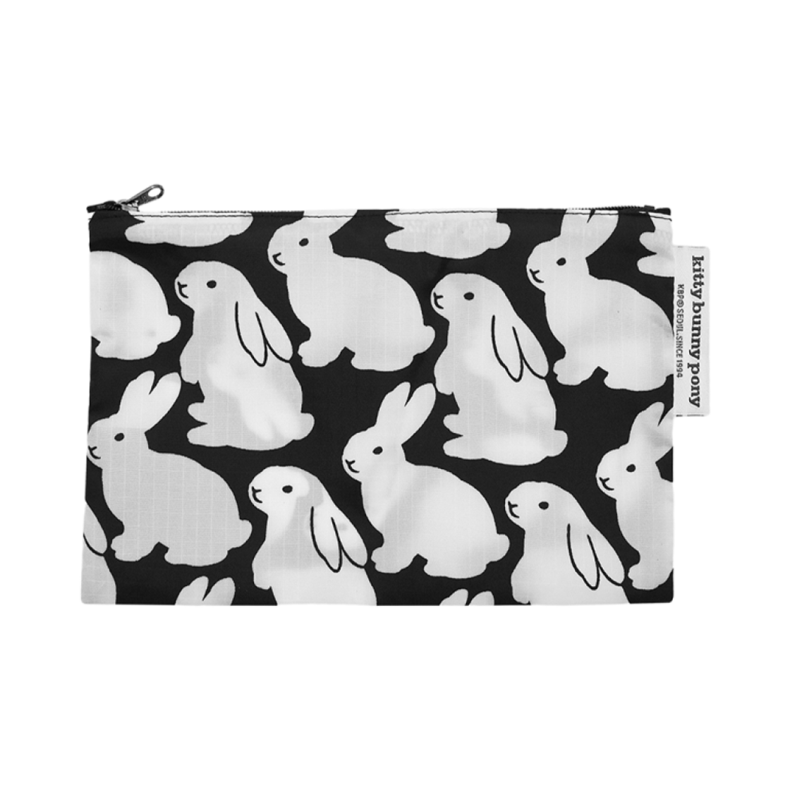 - Kitty Bunny Pony Ripstop Little Bunnies Pouch M Black