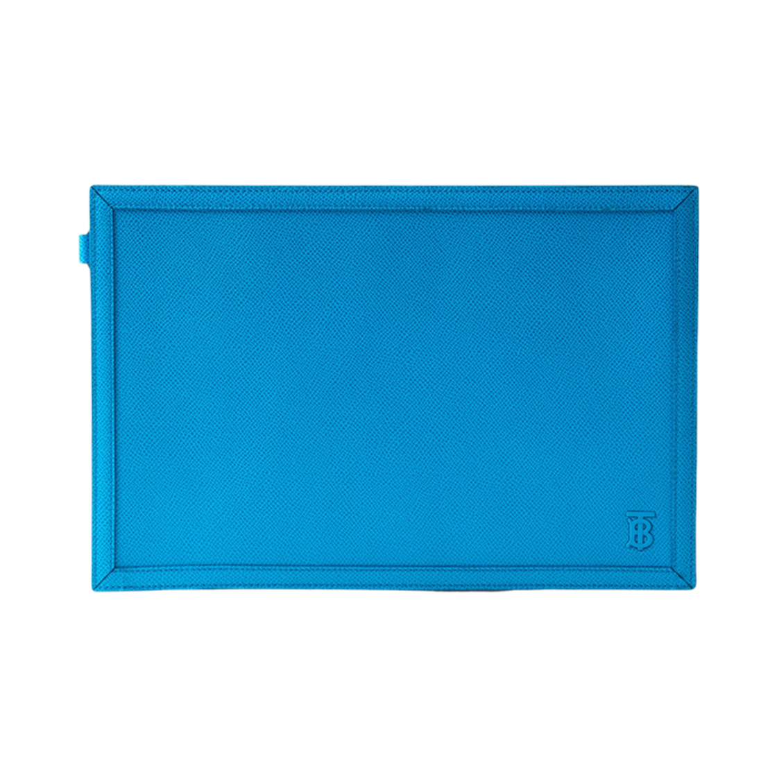 버버리 그레이니 레더 TB 지퍼 파우치 비비드 블루(Burberry Grainy Leather TB Zip Pouch Vivid Blue) - 1