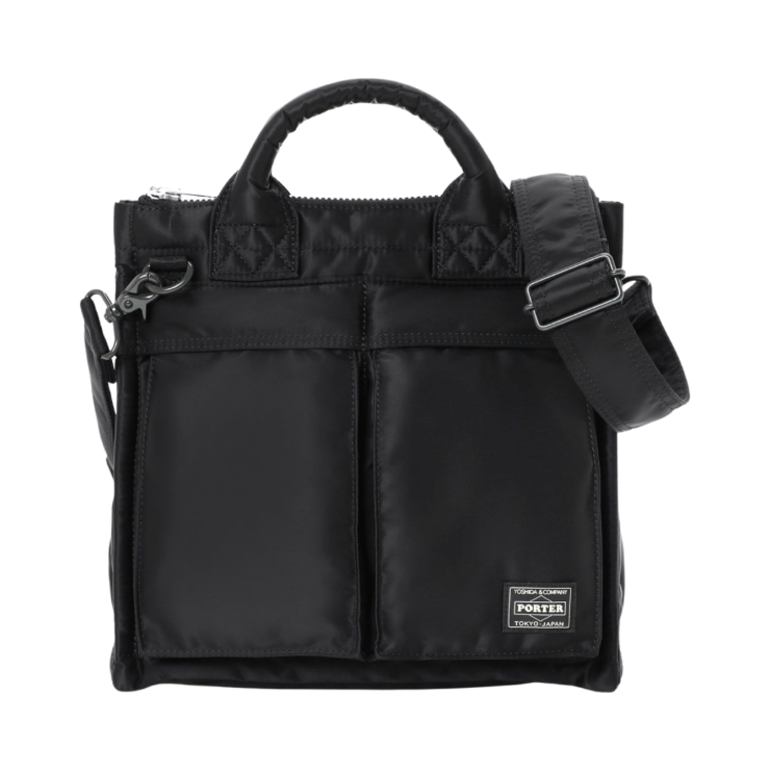포터 올 뉴 탱커 스퀘어 토트백 블랙(Porter All New Tanker Square Tote Bag Black)
