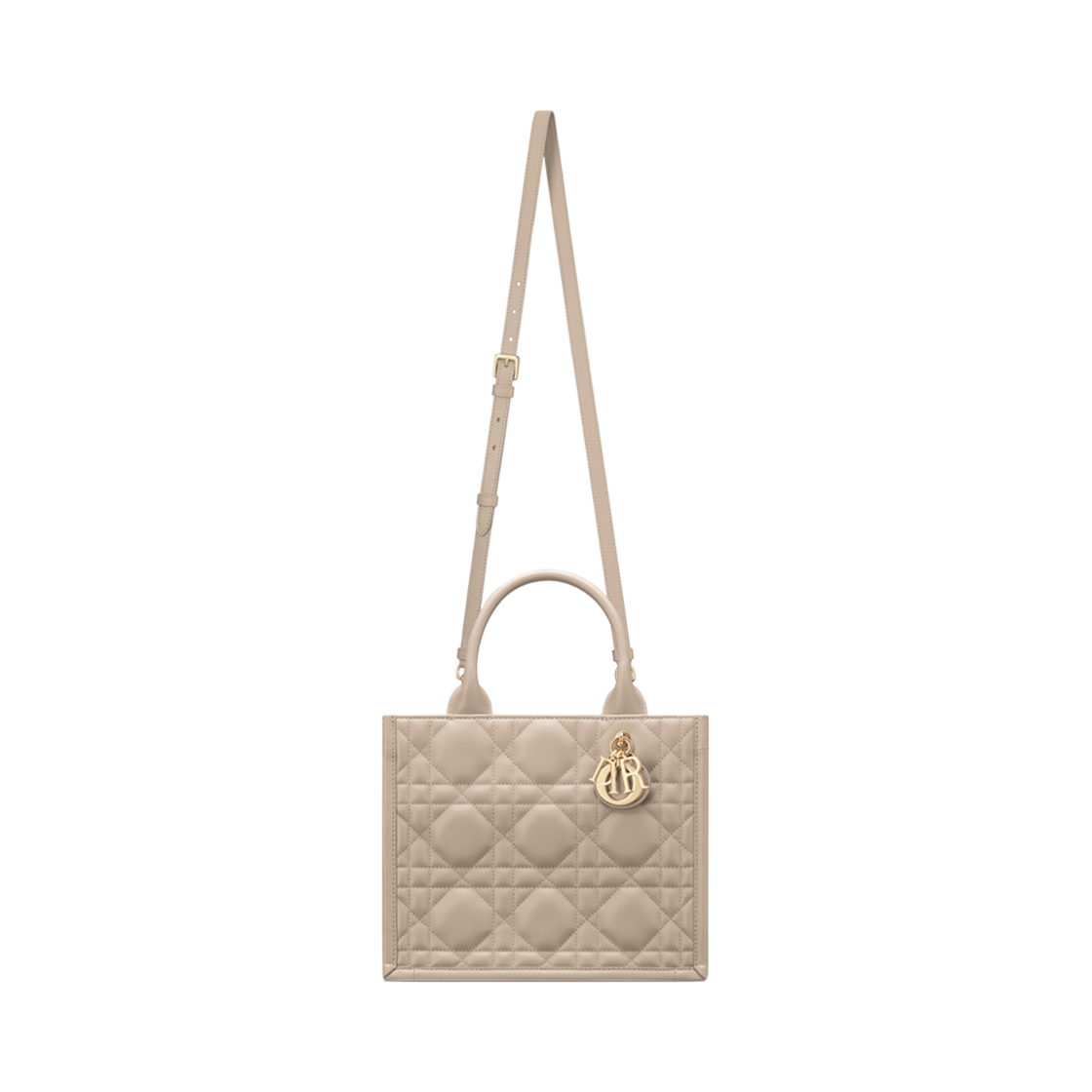 디올 스몰 디올 북 토트백 파우더 베이지(Dior Small Dior Book Tote Powder Beige) - 4