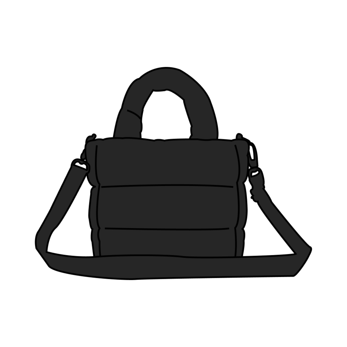 노스페이스 플럼피 토트 백 미니 블랙(The North Face Plumpy Tote Bag Mini Black) - 2