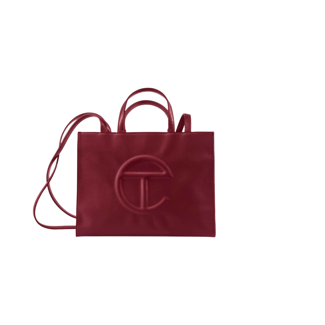 텔파 미디움 쇼핑백 옥스블러드(Telfar Medium Shopping Bag Oxblood) - 1