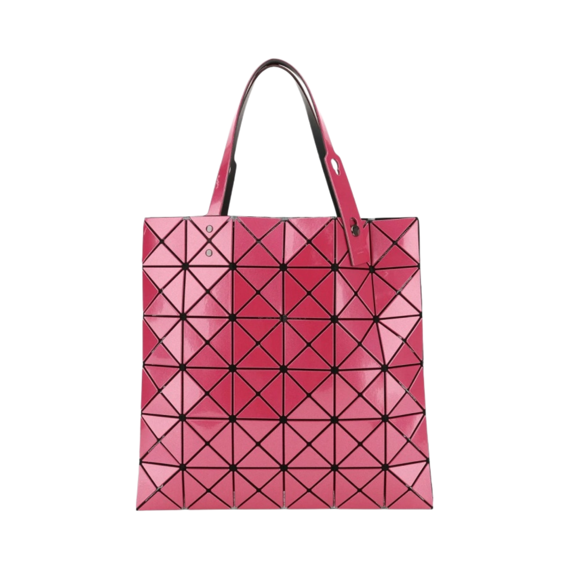 AG623-27 Bao Bao Issey Miyake Lucent W Color Tote Bag Magenta Pink
