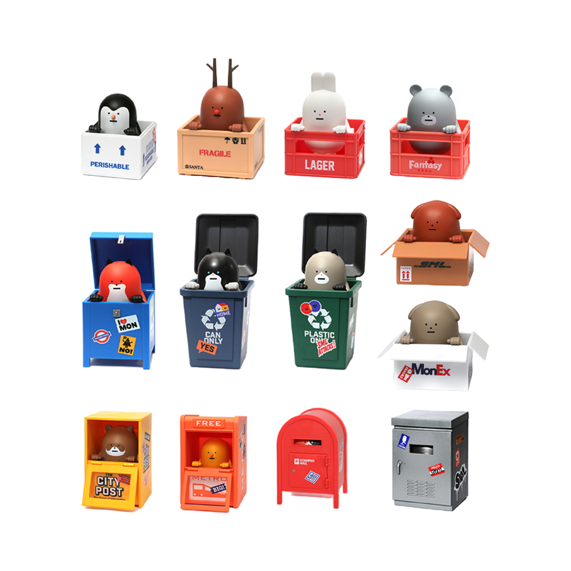 SML 미니 피규어 블라인드 박스 Vol 5. : 박스 시리즈(SML Mini-Figure Blind Box Vol 5. : BOX SERIES)