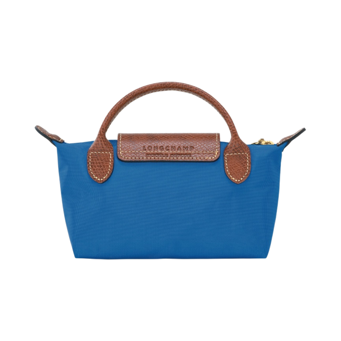 34175089P78 Longchamp Le Pliage Original Handle Pouch Cobalt - #3