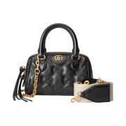 Gucci GG Matelasse Mini Bag Black Leather