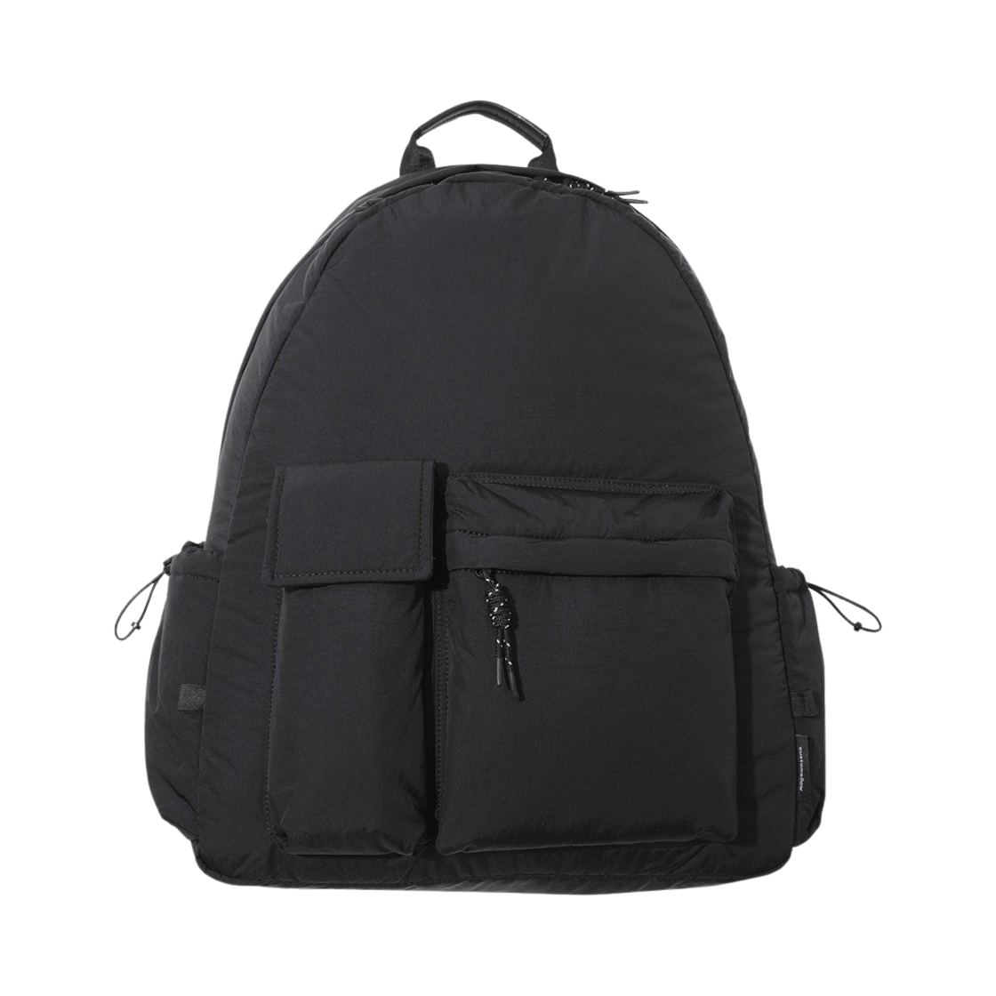커스텀멜로우 에센셜 나일론 백팩 블랙(Customellow Essential Nylon Backpack Black)