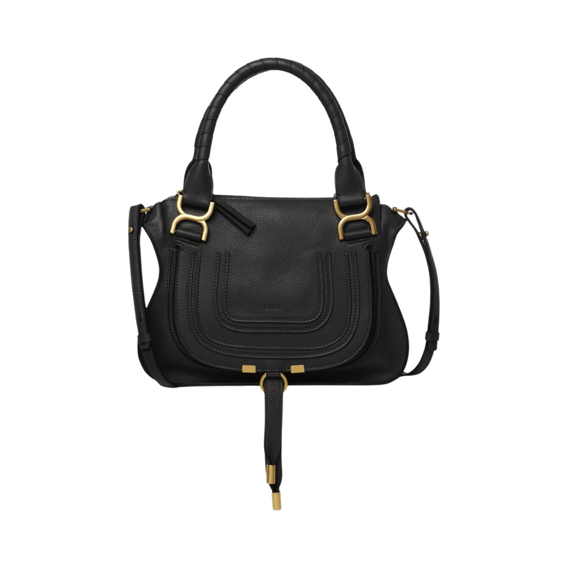 끌로에 마르씨 스몰 더블 캐리백 블랙(Chloe Marcie Small Double Carry Bag Black) - 1