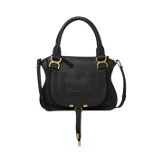 Chloe Marcie Small Double Carry Bag Black