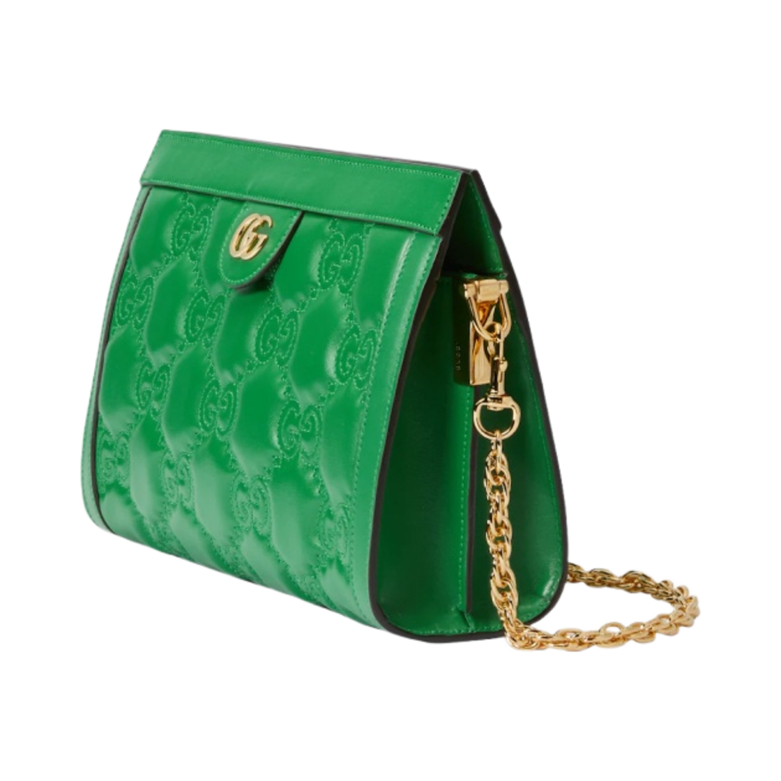 구찌 GG 마틀라세 스몰 백 블랙 브라이트 그린(Gucci GG Matelasse Small Bag Bright Green) - 2
