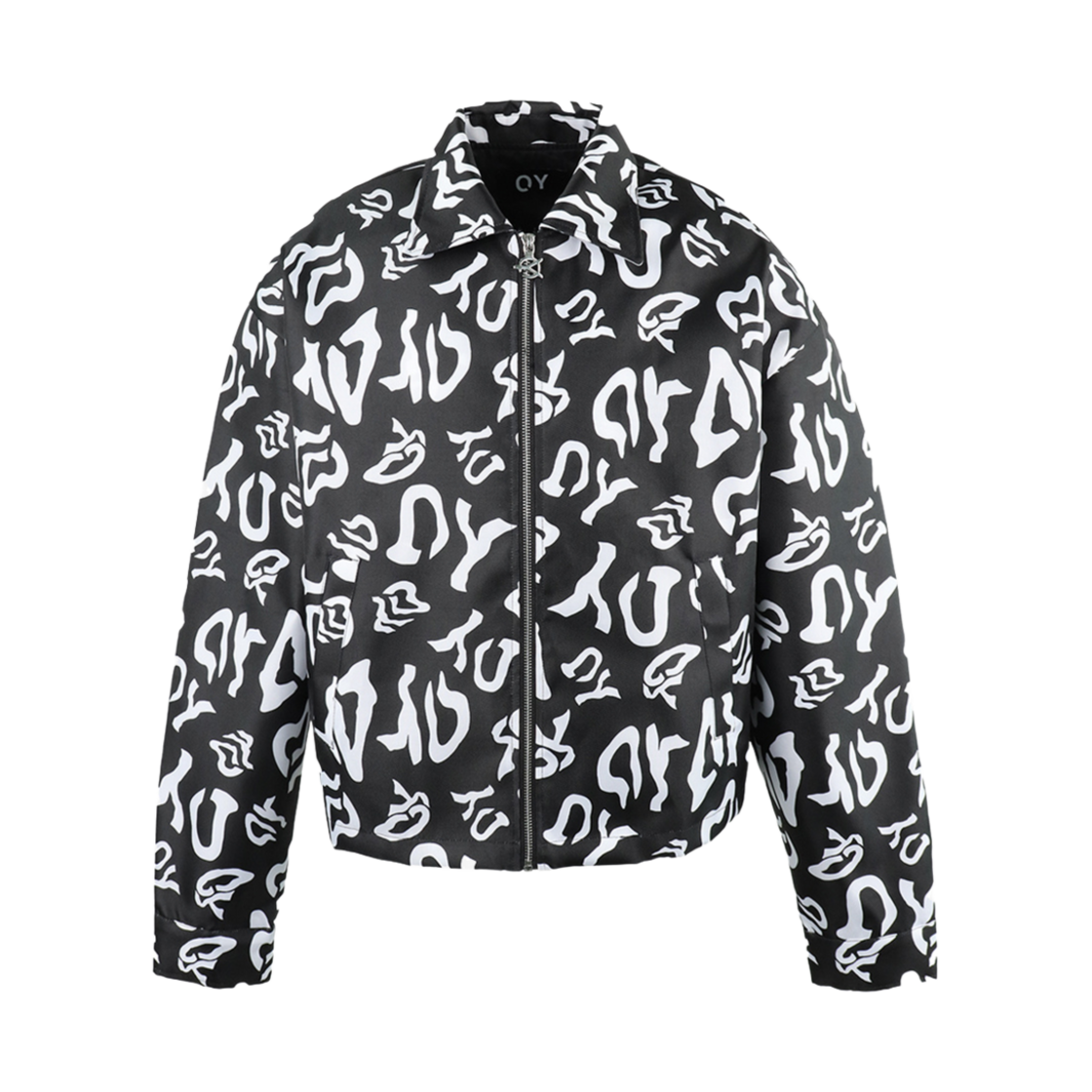 OYBBS1OU008BK OY Wave Logo Back Star Jacket Black - 대표 이미지 #1