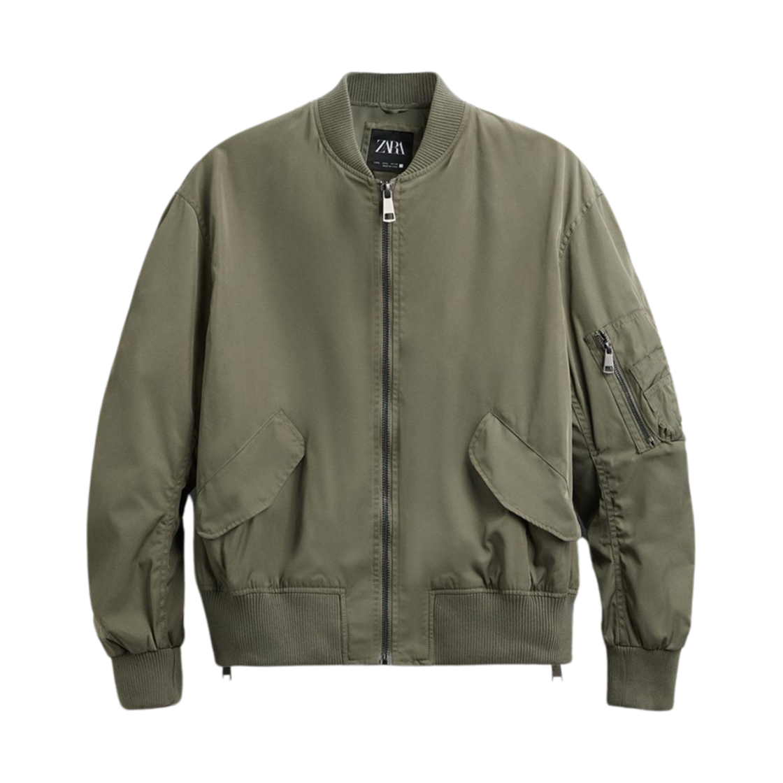 자라 테크니컬 봄버 자켓 카키(Zara Technical Bomber Jacket Khaki)