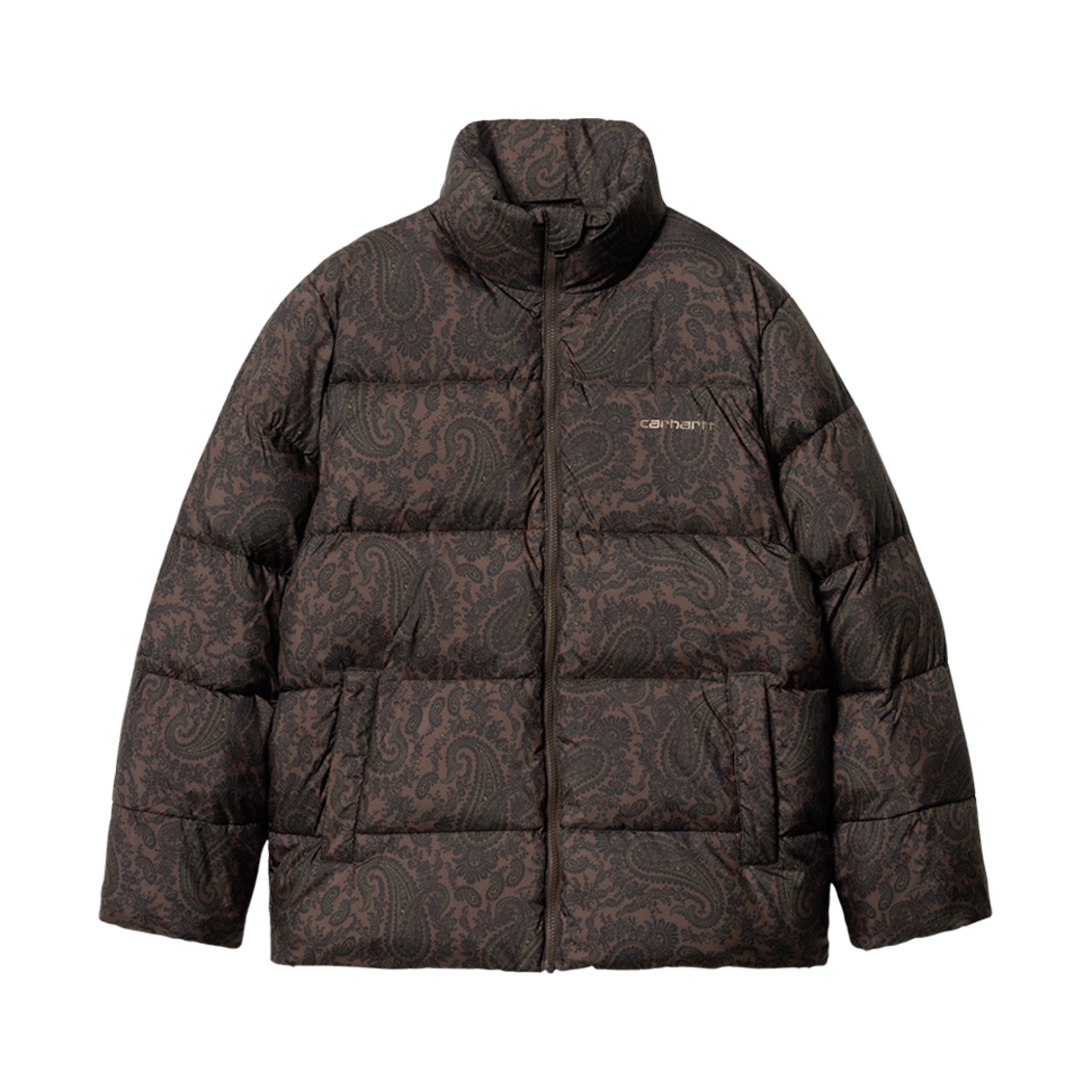 I032262-20O-XX Carhartt WIP Springfield Jacket Buckeye Black Paisley Print