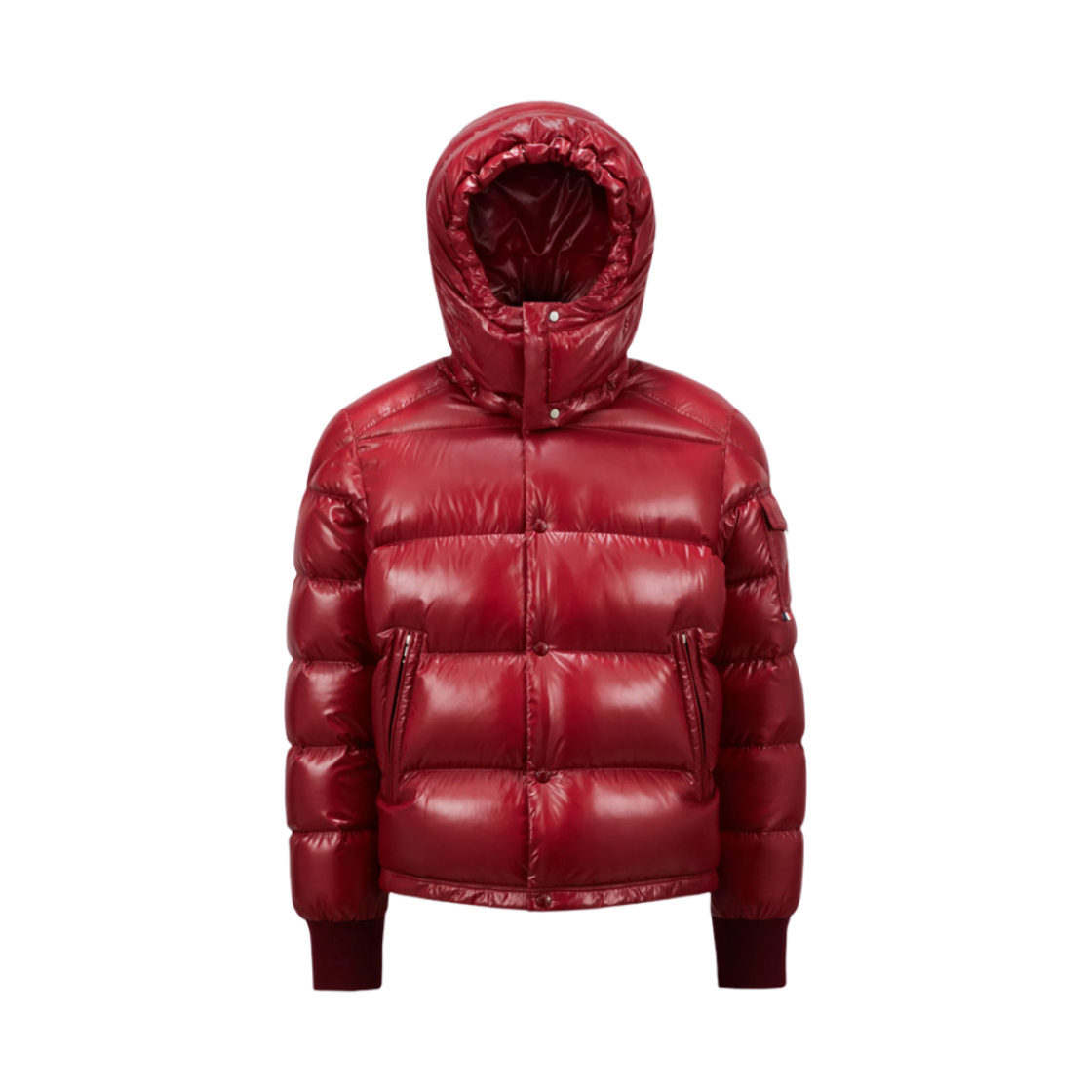 J2-091-1A00006-5963V-438 Moncler Maljasset Short Down Jacket Dark Red - 24FW