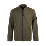 C.P. Company Lens Wappen Zipped Jacket Ivy Green - 24SS