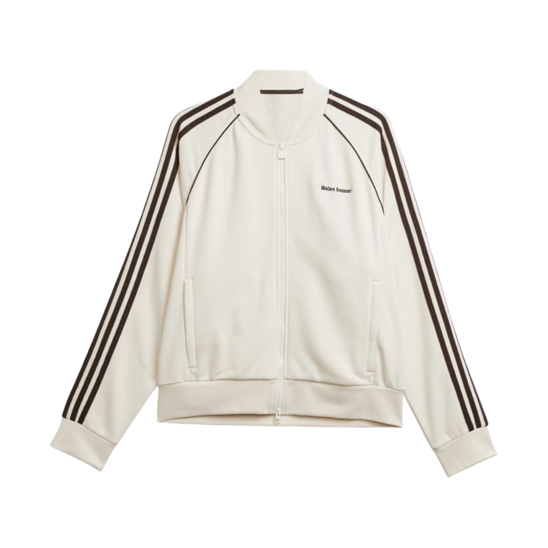 아디다스 x 웨일스 보너 스테이트먼트 트랙탑 초크 화이트 - KR 사이즈(Adidas x Wales Bonner Statement Track Top Chalk White - KR Sizing)